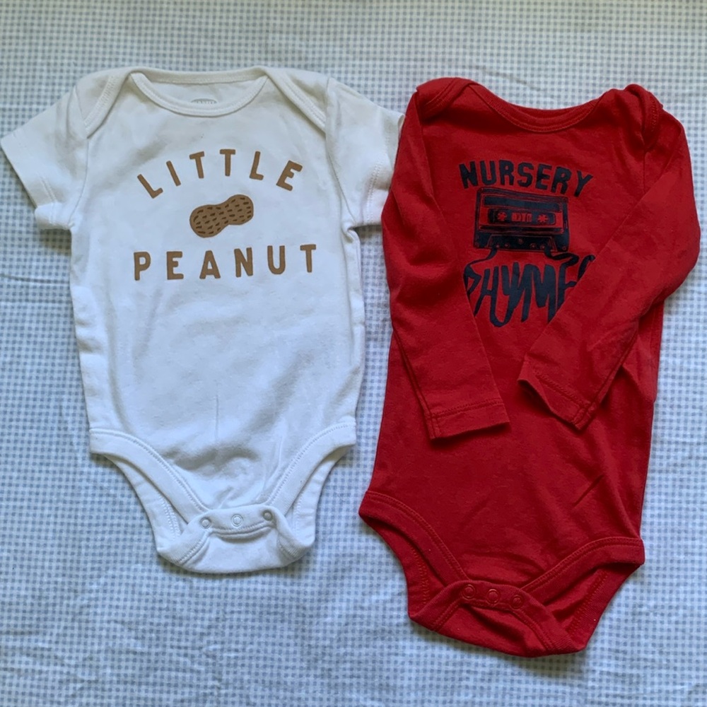 Baby boy onesie lot
